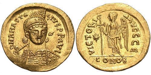 1 Solidus Byzantinisches Reich (330-1453) Gold Anastasios I (430-518)