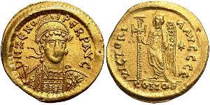 1 Solidus Empire byzantin (330-1453) Or Zenon (425- 491)