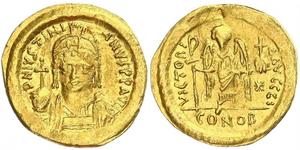 1 Solidus Empire byzantin (330-1453) Or Justinien I (482-565)