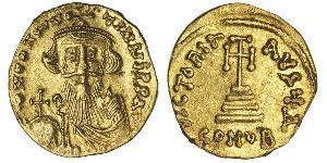 1 Solidus Empire byzantin (330-1453) Or Constans II (630-668)