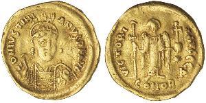 1 Solidus Empire byzantin (330-1453) Or Justinien I (482-565)