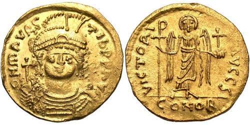 1 Solidus Empire byzantin (330-1453) Or Maurice I (539-602)