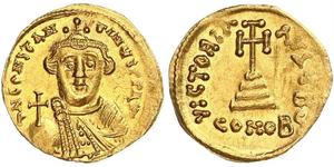 1 Solidus Imperio bizantino (330-1453) Oro Constans II (630-668)