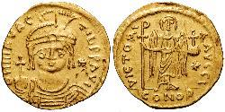 1 Solidus Impero bizantino (330-1453) Oro Maurizio Tiberio (539-602)