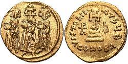 1 Solidus Impero bizantino (330-1453) Oro Eraclio (575-641)