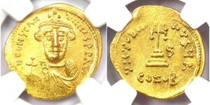 1 Solidus Impero bizantino (330-1453) Oro Constans II (630-668)