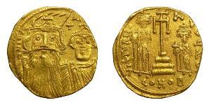 1 Solidus Impero bizantino (330-1453) Oro Constans II (630-668)