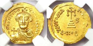 1 Solidus Impero bizantino (330-1453) Oro Constans II (630-668)