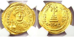 1 Solidus Impero bizantino (330-1453) Oro Constans II (630-668)