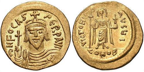 1 Solidus Impero bizantino (330-1453) Oro Phocas(?-610)