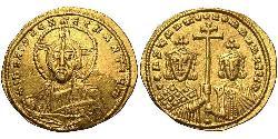 1 Solidus Византийская империя (330-1453) Золото Константи́ VII (905 -959)