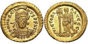 1 Solidus Византийская империя (330-1453) Золото Маркиан (392-457)