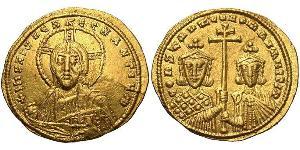 1 Solidus Византийская империя (330-1453) Золото Константи́ VII (905 -959)