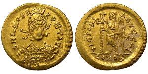 1 Solidus Византийская империя (330-1453) Золото Лев I Макелла (401-474)