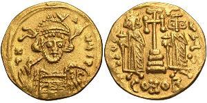 1 Solidus Византийская империя (330-1453) Золото Константин IV (652-685)