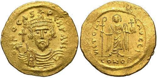1 Solidus Византийская империя (330-1453) Золото Phocas(?-610)