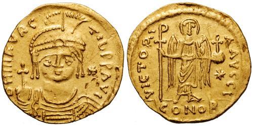 1 Solidus Византийская империя (330-1453) Золото Маврикий (539-602)