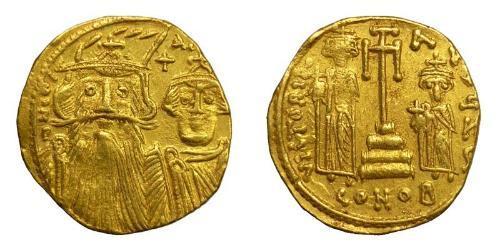 1 Solidus Візантійська імперія (330-1453) Золото Констант II (630-668)