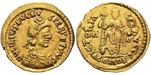 1 Solidus Западная Римская империя (285-476) Золото Либий Север (420-465)