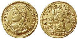 1 Solidus Римська імперія (27BC-395) Золото Валентиніан I (321-375)