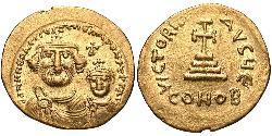 1 Solidus 拜占庭帝国 金 Heraclius (575-641)