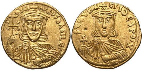 1 Solidus 拜占庭帝国 金 Nikephoros I Logothetes(760-811)
