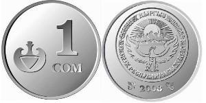 1 Som Kirgisistan (1991 - ) Nickel/Stahl 