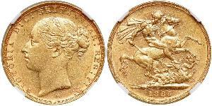 1 Sovereign Australia (1788 - 1939) Gold Victoria (1819 - 1901)