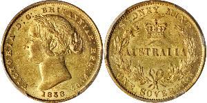 1 Sovereign Australia (1788 - 1939) Gold Victoria (1819 - 1901)