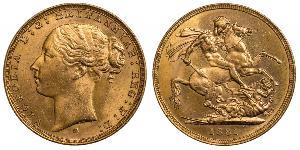 1 Sovereign Australia (1788 - 1939) Gold Victoria (1819 - 1901)