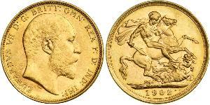 1 Sovereign Australia (1788 - 1939) Gold Edward VII (1841-1910)