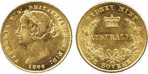 1 Sovereign Australia (1788 - 1939) Gold Victoria (1819 - 1901)