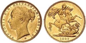 1 Sovereign Australia (1788 - 1939) Gold Victoria (1819 - 1901)