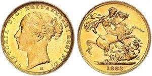 1 Sovereign Australia (1788 - 1939) Gold Victoria (1819 - 1901)