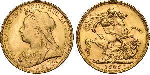 1 Sovereign Australia (1788 - 1939) Gold Victoria (1819 - 1901)