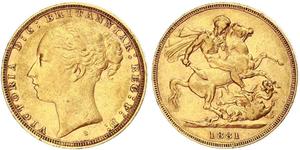 1 Sovereign Australia (1788 - 1939) Gold Victoria (1819 - 1901)