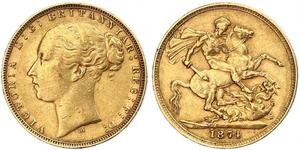 1 Sovereign Australien (1788 - 1939) Gold Victoria (1819 - 1901)