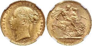 1 Sovereign Australien (1788 - 1939) Gold Victoria (1819 - 1901)