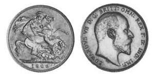 1 Sovereign Australien (1788 - 1939) Gold Eduard VII (1841-1910)