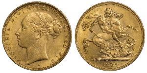 1 Sovereign Australien (1788 - 1939) Gold Victoria (1819 - 1901)