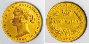 1 Sovereign Australien (1788 - 1939) Gold Victoria (1819 - 1901)