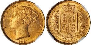 1 Sovereign Australien (1788 - 1939) Gold Victoria (1819 - 1901)