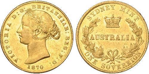 1 Sovereign Australien (1788 - 1939) Gold Victoria (1819 - 1901)