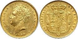 1 Sovereign United Kingdom of Great Britain and Ireland (1801-1922) Gold George IV (1762-1830)