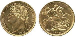 1 Sovereign United Kingdom of Great Britain and Ireland (1801-1922) Gold George IV (1762-1830)