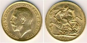 1 Sovereign United Kingdom of Great Britain and Ireland (1801-1922) Gold George V of the United Kingdom (1865-1936)