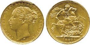 1 Sovereign United Kingdom of Great Britain and Ireland (1801-1922) Gold Victoria (1819 - 1901)