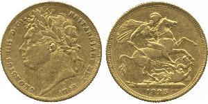 1 Sovereign United Kingdom of Great Britain and Ireland (1801-1922) Gold George IV (1762-1830)