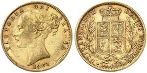 1 Sovereign United Kingdom of Great Britain and Ireland (1801-1922) Gold Victoria (1819 - 1901)