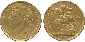 1 Sovereign United Kingdom of Great Britain and Ireland (1801-1922) Gold George IV (1762-1830)